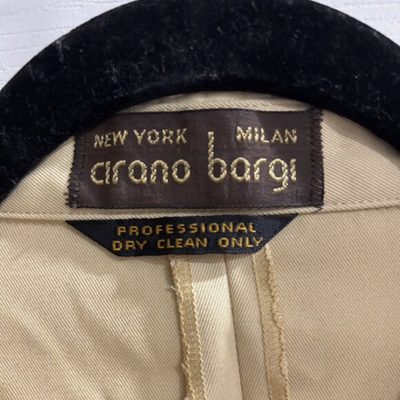 RARE VINTAGE RETRO CIRANO BARGI COVERALL SUEDE COWBOY YOKE WESTERN COVERALLS - Picture 3 of 14